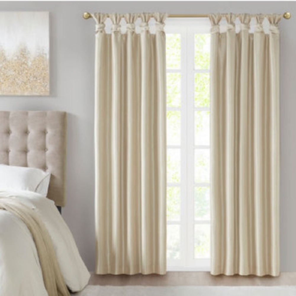Madison Park Natalie 100% Blackout Tab Top Single Curtain Panel